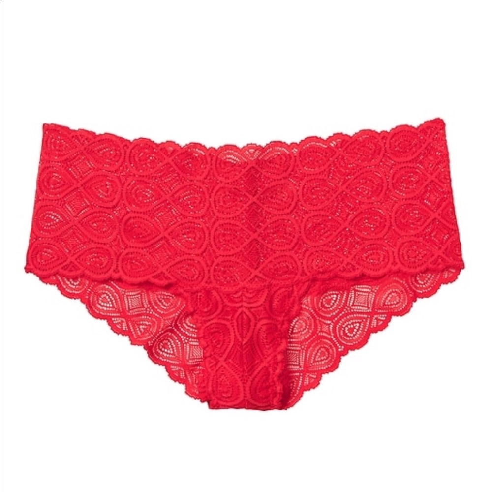Cosabella Red Lace Boy Shorts